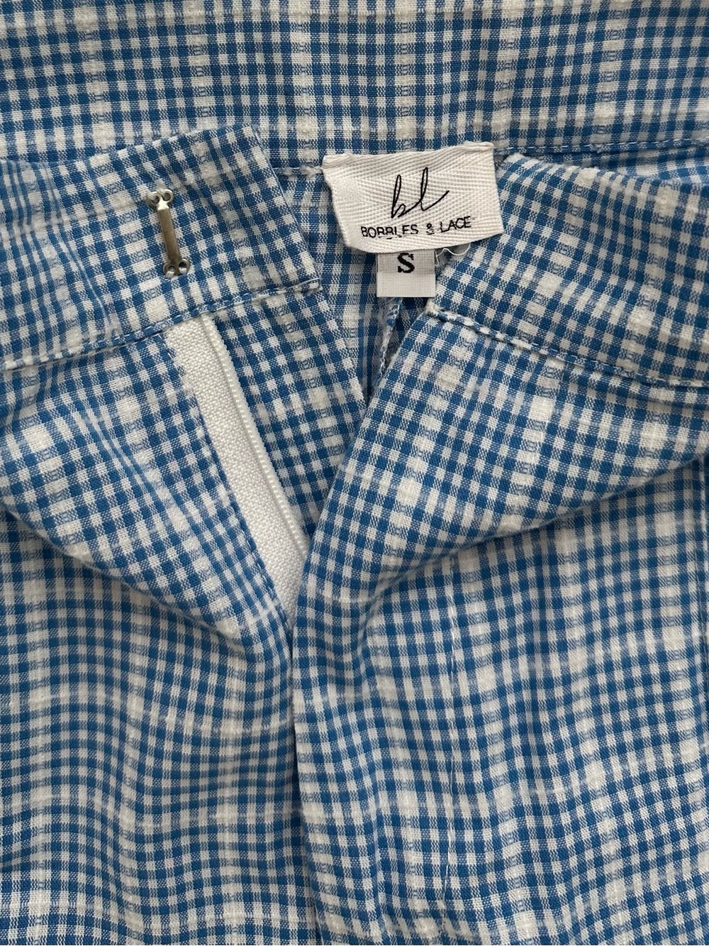 Blue Gingham Men’s Pants